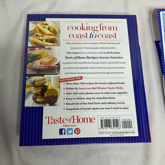 Taste of Home Recipes Across America : 735 of the Best Recipes Hardback - Picture 10 of 10